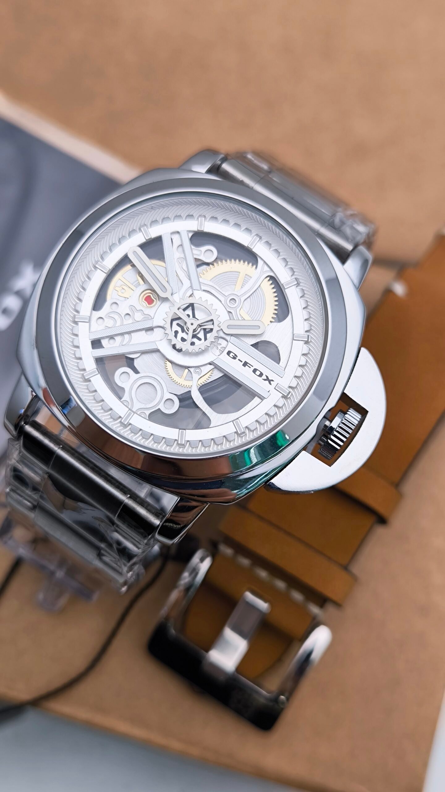 GFOX DOBLE PULSO G-FOX Skeleton Chrome